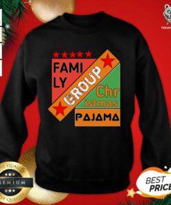 Family Group Christmas Pajama Sweatshirt - Design By Teeshirtbear.com
