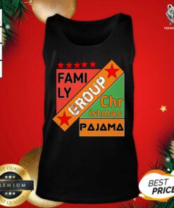 Family Group Christmas Pajama Tank Top - Design By Teeshirtbear.com