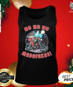 Ho Ho Ho Madakafas Santa Claus Gift Humor Tank Top - Design By Teeshirtbear.com