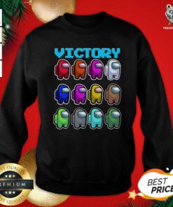 Imposter Among Us Victory Sweatshirt - Design By Teeshirtbear.com