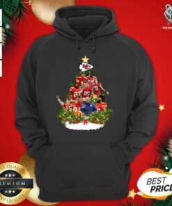 Kansas City Chiefs Players Christmas Tree Hoodie - Design By Teeshirtbear.com