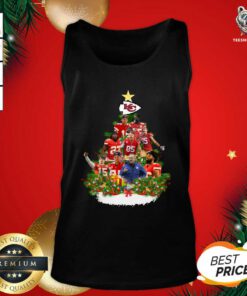 Kansas City Chiefs Players Christmas Tree Tank Top - Design By Teeshirtbear.com