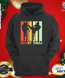 Muay Thai Vintage Hoodie - Design By Teeshirtbear.com