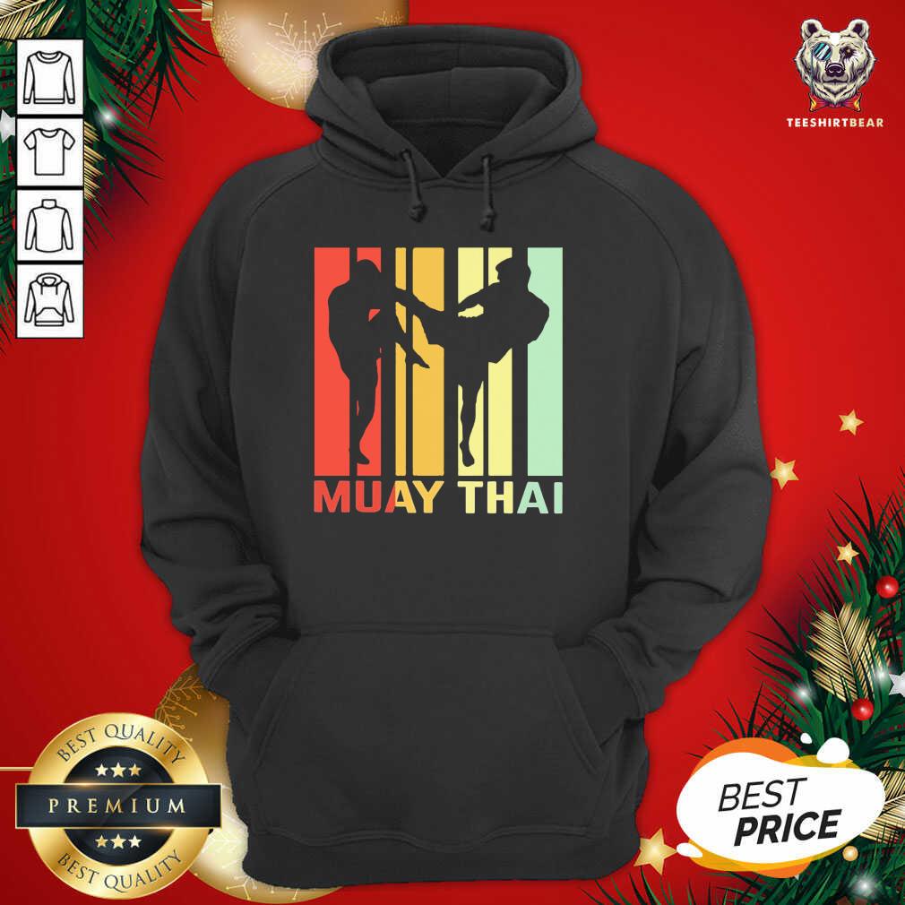 Muay Thai Vintage Hoodie - Design By Teeshirtbear.com Muay Thai Vintage Hoodie - Design By Teeshirtbear.com