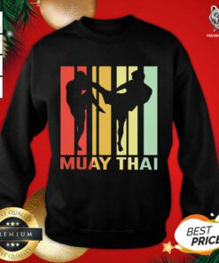 Muay Thai Vintage Sweatshirt - Design By Teeshirtbear.com