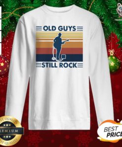 Old Guys Still Rock Vintage Retro Sweatshirt - Design By Teeshirtbear.com