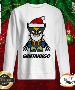 Santa Hugo Sweatshirt - Design By Teeshirtbear.com