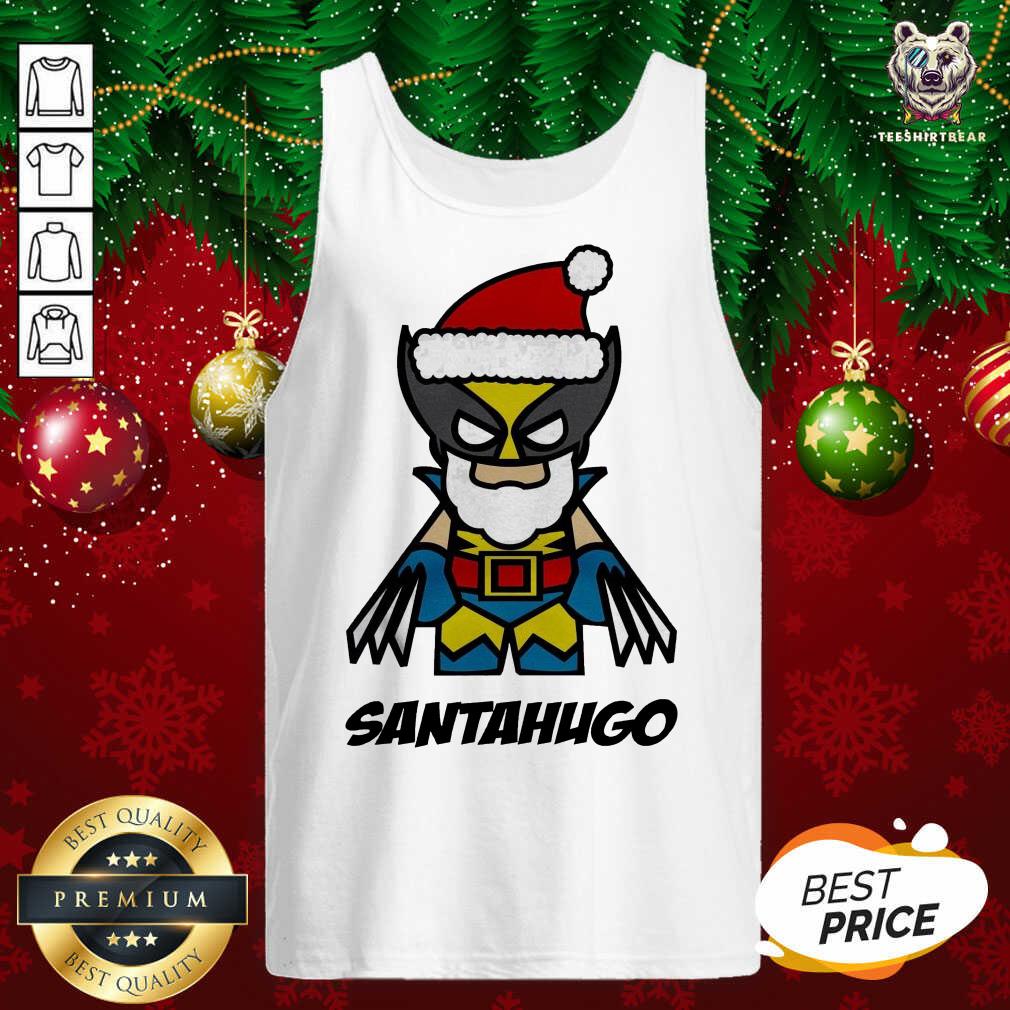 Santa Hugo Tank Top - Design By Teeshirtbear.com Santa Hugo Tank Top - Design By Teeshirtbear.com