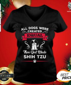 Shih Tzu For People Who Like Shinm Tzu Dogs V-neck - Design By Teeshirtbear.com