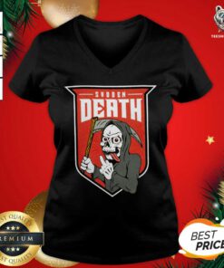 Sudden Death Merch Death Squad V-neck - Design By Teeshirtbear.com