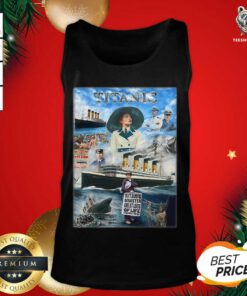 Titanic Sinking Poster Vintage Memorabilia Movie Tank Top - Design By Teeshirtbear.com
