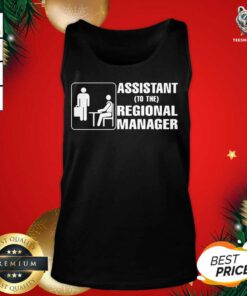 Assistant To The Regional Manager Tank Top - Design By Teeshirtbear.com