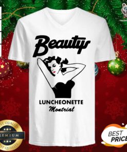 Beauty Luncheonette Montreal V-neck - Design By Teeshirtbear.com