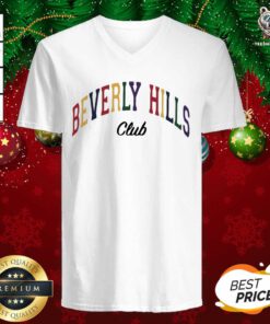 Beverly Hills Club V-neck - Design By Teeshirtbear.com