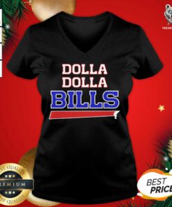 Dolla Dolla Buffalo Bills V-neck - Design By Teeshirtbear.com