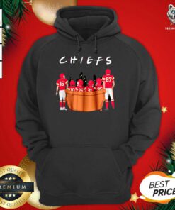 Friends TV Show Kansas City Chiefs Hoodie - Design By Teeshirtbear.com