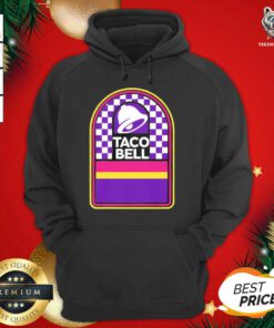 Taco Bell Merch Taco Bell Logo Checkered Hoodie - Design By Togethertee.com
