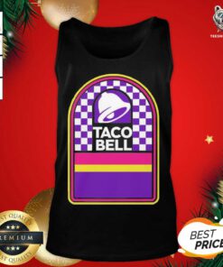Taco Bell Merch Taco Bell Logo Checkered Tank Top - Design By Togethertee.com
