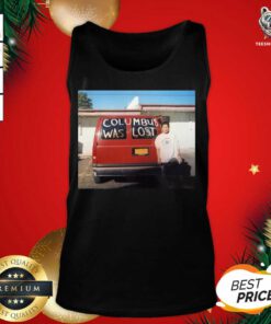 Columbus Was Lost Tank Top - Design By Teeshirtbear.com