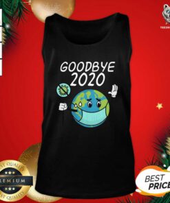Earth Mask Goodbye 2020 Tank Top - Design By Teeshirtbear.com