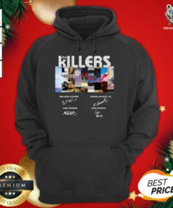 The Killers Band Members Signatures Hoodie - Design By Teeshirtbear.com