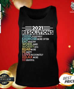 2021 New Years Resolutions Happy Goodbye 2020 Tank Top - Design By Teeshirtbear.com