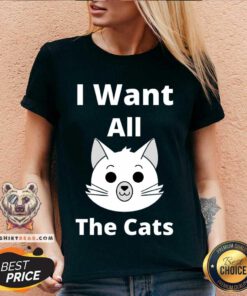 Cats Lover Gifts V-neck - Design By Teeshirtbear.com