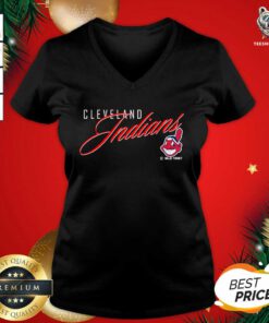 Cleveland Indians Mlb 1997 V-neck - Design By Teeshirtbear.com