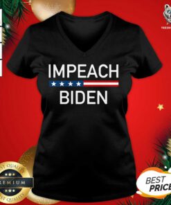 Impeach Joe Biden V-neck - Design By Teeshirtbear.com
