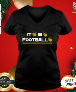 It Is Football Iowa City V-neck - Design By Teeshirtbear.com