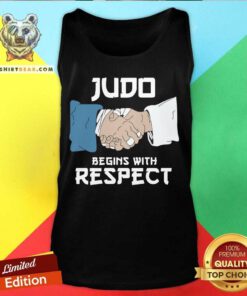 Judo Begins With Respect Tank Top - Design By Teeshirtbear.com