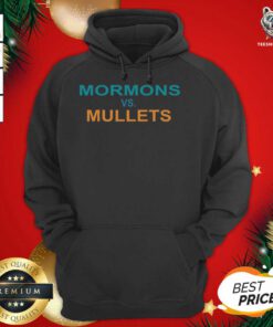 Mormons Vs Mullets Hoodie - Design By Teeshirtbear.com