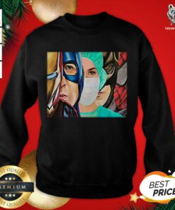 Nurse And Avenger Sweatshirt - Design By Teeshirtbear.com