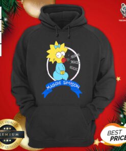 Suck Suck Suck Maggie Simpson Hoodie - Design By Teeshirtbear.com
