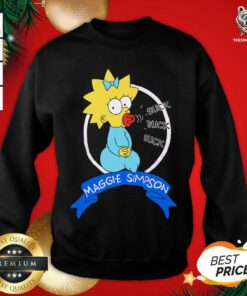 Suck Suck Suck Maggie Simpson Sweatshirt - Design By Teeshirtbear.com