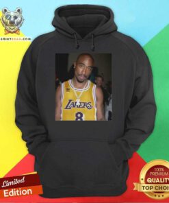 08 Rapper Tupac Shakur Los Angeles Lakers Hoodie - Design By Teeshirtbear.com