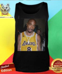 08 Rapper Tupac Shakur Los Angeles Lakers Tank Top - Design By Teeshirtbear.com
