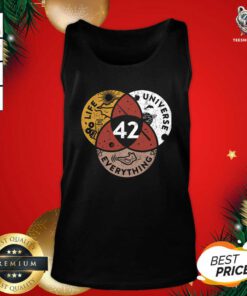 42 The Answer To Life Universe And Everything Tank Top - Design By Teeshirtbear.com