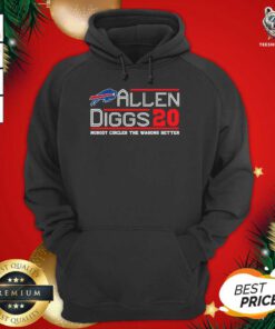 Buffalo Bills Allen Diggs 20 Nobody Circles The Wagons Better Hoodie - Design By Teeshirtbear.com