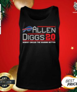 Buffalo Bills Allen Diggs 20 Nobody Circles The Wagons Better Tank Top - Design By Teeshirtbear.com
