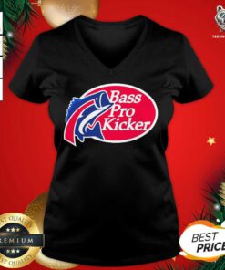 Fish Buffalo Bills Bass Pro Kicker V-neck - Design By Teeshirtbear.com