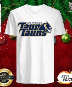 Los Angeles Taun Tauns V-neck - Design By Teeshirtbear.com