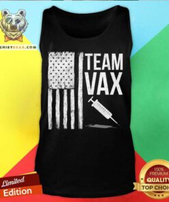 Team Vax Vaccine Patriotic Pro Vaccination Tank Top - Design By Teeshirtbear.com