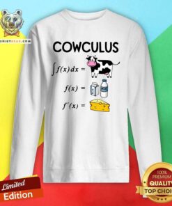 Cowculus Calculus Math Milk Cheese Sweatshirt