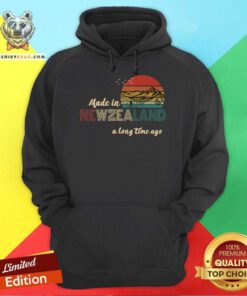 Made In New Zealand A Long Time Ago Vintage Hoodie - Design By Teeshirtbear.com