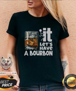 Wine It Let’s Have A Bourbon V-neck