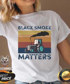 Black Smoke Matter Vintage V-neck