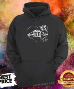 Bob Lazar Uap Sketch Hoodie