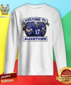 Buffalo Rumblings Welcome To Allentown Sweatshirt - Design By Teeshirtbear.com