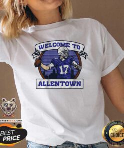 Buffalo Rumblings Welcome To Allentown V-neck - Design By Teeshirtbear.com